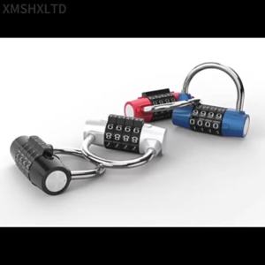 45 Digit Number Combination Travel Password Lock Combination Padlock Zinc Alloy 4 Colors Coded Lock Security Safely Code New