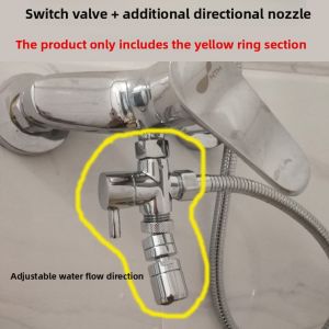 Shower Head Mixing Valve Water Outlet Switch Hot Water Heater Modification Installation Tap Distributor Three Way Connector