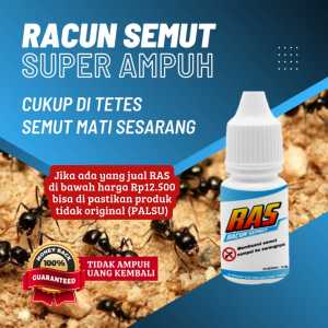 Racun Pembasmi Semut RAS Super Ampuh
