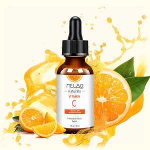 MELAO Vitamin C Serum Dưỡng Da Mặt 30ML Chống Lão Hóa Làm Trắng Sáng Với Axit Hyaluronic & Vitamin E Để Loại Bỏ Vết Thâm Nám & Tàn Nhang