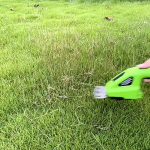 Electric mini hedge trimmer handheld rechargeable lithium battery hedge trimmer pruning machine fence trimmer