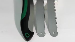 LAOA | LAOA 250mm Folding Garden Saw 2 Blades(7T+12T) for Tree Pruning Ergonomic Non-Slip Handle Outdoor Cutting Tool