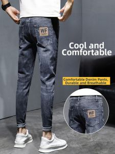 Trendy Mens Slim Fit Summer Stretch Jeans