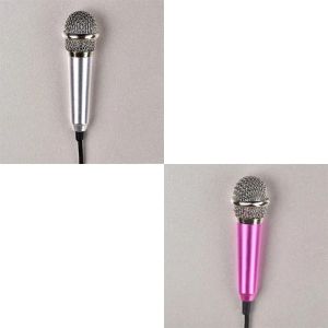 1-3pcs Wired Stereo Studio Microphone Earphone Ktv Karaoke Mini Microfon For Cell Smart Phone Laptops PC Computer Desktop Mik