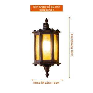Đèn Tường Dệt Tre Phong Cách Retro Thái & Trung Quốc