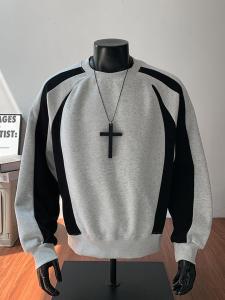 Hoodless Casual Sweatshirt Loose Fit