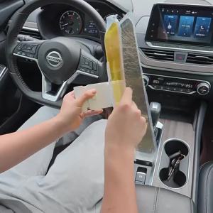 Car Polarized Sunshade 2in1 Auto Anti Dazzle HD Visor Anti-UV Visor Pandangan Jelas Kereta