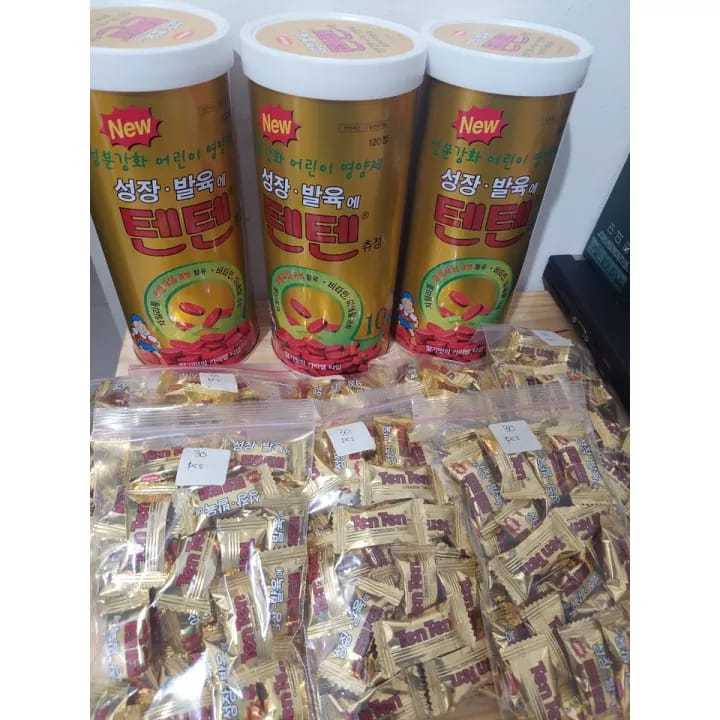 Korea Healthy 30 pcs Tenten ten ten chewable tablet vitamin peninggi anak