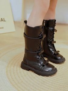 {Importshoes88} Sepatu knee boots tinggi anak perempuan import