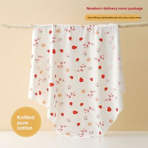 Thin Cotton Wrap Blanket for Newborn Babies Single Cotton Class a Wrapping Cloth Baby Wrap Blanket Infant Sleep Bag China Made