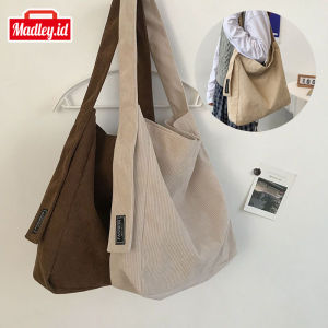 MAdley Totebag Kain Korduroi Sahabat Setiamu Saat Keluar Rumah - Fashion Wanita Korea BAG04