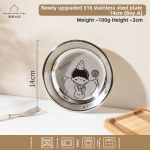 MODERN SWEETHOME | Food Grade Child Tableware Plate