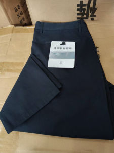 กางเกงขายาวทรงตรงสำหรับผู้ชาย ทรงหลวมสบาย ๆ ผลิตจากผ้าโพลีเอสเตอร์ไนลอน คอตตอนโมดอล ผ้าฝ้ายผสมสแปนเด็กซ์