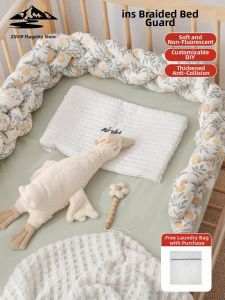 ZSVIP | Soft Baby Bed Bumper Decorative Twisted Design