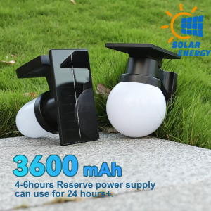 LUCKYLED Solar Wall Light Large battery 3600mAh Remote Control 3 Colors Waterproof IP65 Outdoor lamp