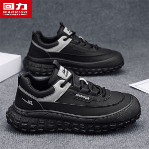 Warrior Tank Mens Shoes 2025 New Autumn Trend Brand Sports Shoes Shock Absorption Outdoor Travel Black Heightening Dad Shoes