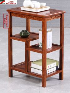 Lush age | Traditional Style Redwood Small Shelving Unit