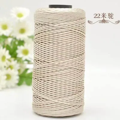 เชือกเอ็นนิ่มถักกระเป๋า หมวก รองเท้า