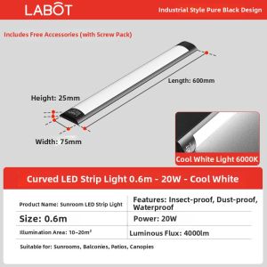 SAINAHEPAN | Ultra Bright Long LED Strip Light Ceiling Wall Lamp