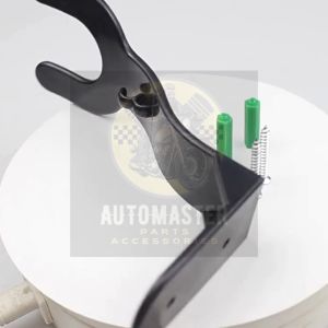 AUTOMASTER MOTORCYCLE HELMET HOLDER WALL MOUNT HEAVY DUTY HDPE PLASTIC UNIVERSAL