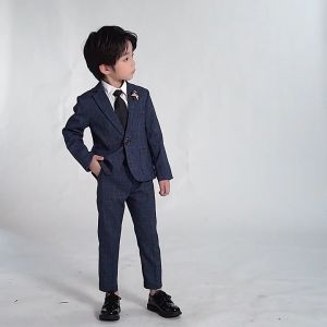 Lontakids 3-14 Tahun: Setelan Anak Laki-laki Blazer Jas Celana Set untuk Pesta & Pernikahan