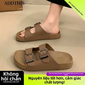 ADDTHIS | Dép quai ngang đế xuồng chống trượt phong cách Pháp cho nữ mùa hè