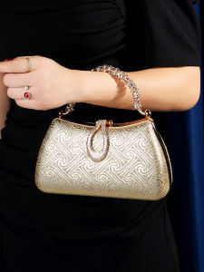 MEIFEI | Clutch Tối Elegance với Rhinestones