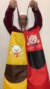 Celemek BEAR / Premium Apron Celemek Masak Waterproof Anti Air Minyak