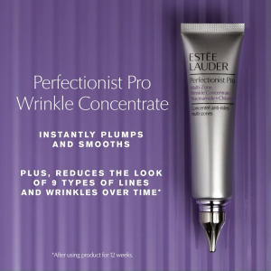 Estee Lauder Perfectionist Pro Multi-Zone Wrinkle Concentrate with Niacinamide + Chlorella | Serum & Essence Reduce Lines Wrinkles Hyaluronic Acid | Skincare all skin types | 25ml