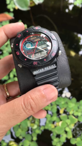 đồng hồ nam si Nhật OXY VEGA citizen niềng xoay 2 máy kim và điện tử size 40mm