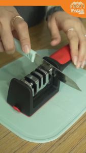 Alat Pengasah Pisau 4in1 Penajam Anti Tumpul Karat Knife Sharpener Variasi Serbaguna