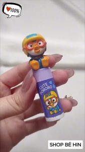 Son dưỡng môi trẻ em Pororo Hàn Quốc dành cho bé từ sơ sinh chống nẻ không màu rất lành tính