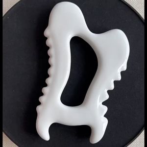 Ceramic Gua sha Scraping Massager for Face and Body Board Neck Back Leg Relaxation Massage Tool Dredge Meridians Face Lift Slimmer Skin Tightening