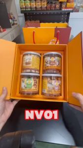 [Quà Tết] 4 hũ hạt dinh dưỡng sang trọng