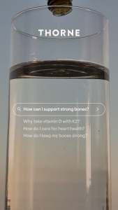Thorne Vitamin D + K2 Liquid 1200 Drops Bone Heart Blood Circulation & Immune Support Enhance Calcium Absorption