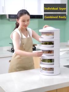 5 Layer & 3 Layer Household Multi layer Food Storage Box Anti flies Insulation food keeper