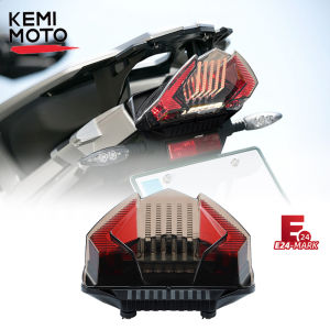 KEMIMOTO LED Đèn Hậu Sau Hội Cho Xe BMW R1250GS R1200GS LC ADV 2013-2018 Xe Máy Phanh Dừng Đèn PC + Nhựa ABS + PMMA