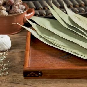 (Stock) Zongzi Leaves Fresh Dried Zongzi Leaves Large Packaging Zongzi Leaves Red Heart Salted Egg Yolk Moon Cake Zongzi Filling with Salted Duck Egg Yolk Zongye100 Pieces
