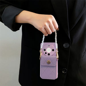 Luxurious Creative Tea Rose Pattern Phone Case with Pearl Bracelet Full Cover  17 pro Max 16 pro Max 15 pro 13 Silicone Protective Shell for Women