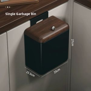 Morotel | Wall Mounted Covered Easy-access Trash Bin Large Capacity