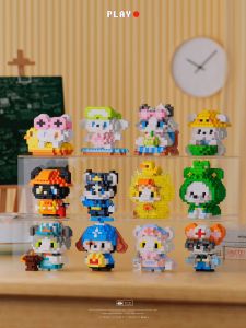 Mini Cat Dog Kitty Puppy Nano Bricks Meow Meow Building Blocks Toys Birthday Gift Cute Model Desktop Decoration 猫咪积木 狗狗积木 Bricks Kucing