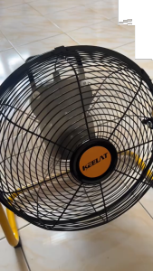 KEELAT 12 inch Industrial fan Kipas Bateri Tent Fan Rechargeable Desk Fan Camping Fan Cordless Fan