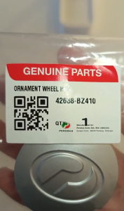 Original Perodua Myvi Lagi Best Alza Axia Bezza Myvi Gen3 Sport Rim Wheel Cap Silver