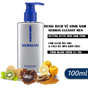 Dung Dịch Vệ Sinh Nam Giới Nerman Elegent Men Hương Nước Hoa Sanda Perfume Nerman Elegent  Men Sanda Perfume Intimate Wash