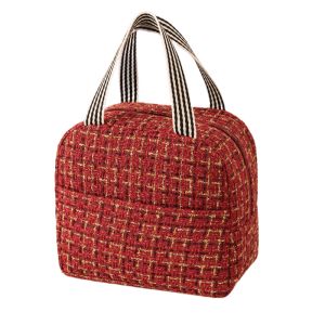 HSHOP Ins Style Lunch Bag with Aluminum Foil Lining Suited for Office and Student Needs XXFC00