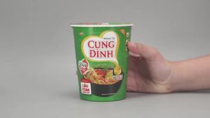 [LY LẺ] - AFOTECH - Mì ly Cung Đình 5 vị: Lẩu tôm chua cay Cua bể rau răm Thịt hầm nấm Bò hầm Rau nấm chua cay (65-71g/ly)