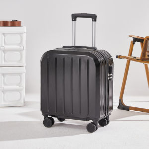 Quiet Lightweight Small Carry-On Suitcase 18 Inch Travel Luggage Pull Rod Box for Men And Women Durable All-Match Wheel Password Box