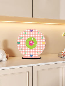 Dopamine INS Creative Desktop Clock Living Room Decorative Items New Home Decorations Clock Tabletop Style Nordic Handmade