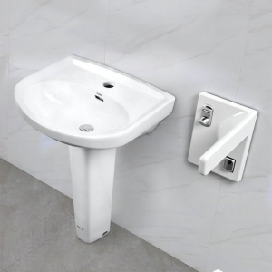 Wall-mounted Intelligent Clean Ceramic Wash Basin