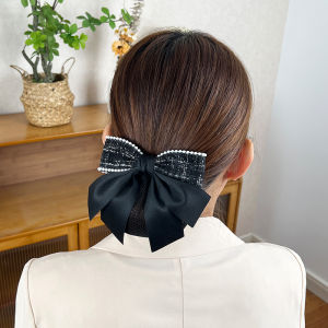 หมวกผมผู้หญิงแบบมืออาชีพ 2025 รุ่นใหม่สไตล์เกาหลี ไฮเอนด์ หมวกผมแบบหางม้าสำหรับพยาบาล นางแบบเครื่องบิน โรงแรม ผู้หญิงที่ทำงานในธนาคาร